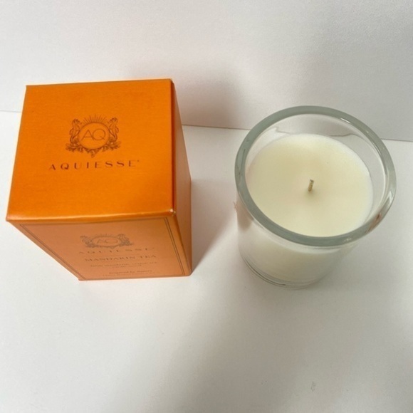 AQUIESSE -MANDARIN TEA - LUXURY SCENTED SOY WAX CANDLE 6.5 OZ BRAND NEW IN BOX - Picture 2 of 4